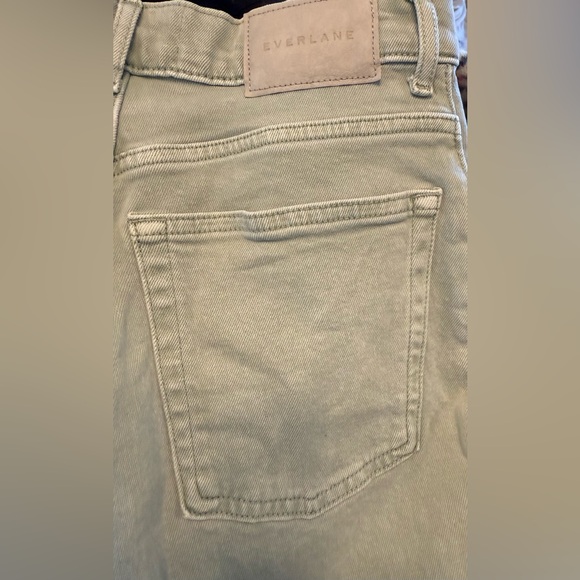 Everlane The Way-High Jean Organic Cotton Sage Green -   Size 24 Tall - Picture 5 of 8